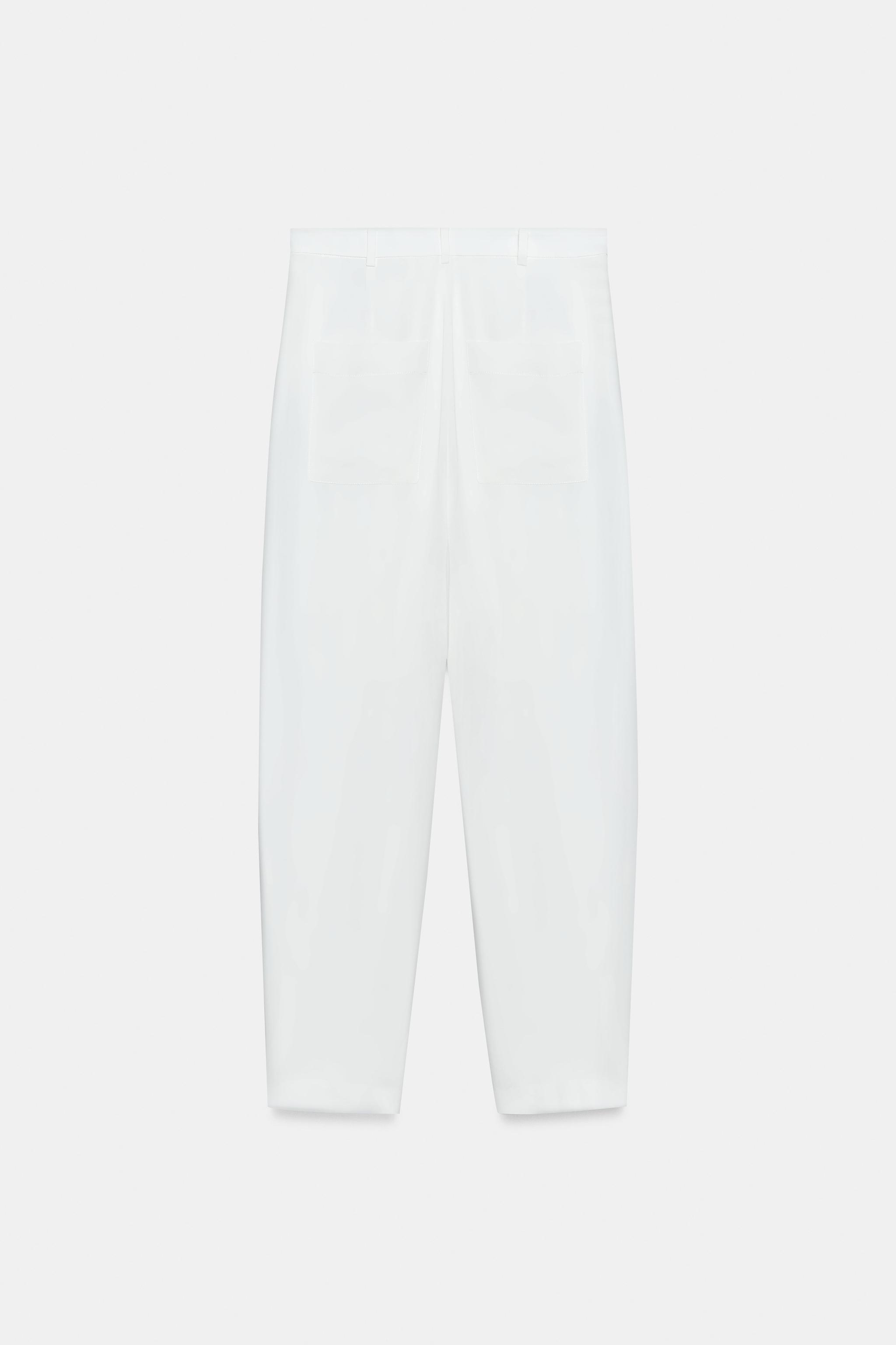 ZW COLLECTION FLOWY DARTED PANTS